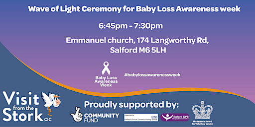 Wave of Light Ceremony for Baby Loss Awareness Week