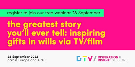 The greatest story you'll ever tell: gifts in wills via TV/ film (Europe)