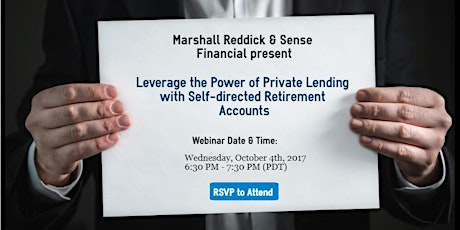 Leverage the Power of Private Lending with Self-directed Retirement Accounts primary image