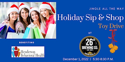 Holiday Sip and Shop Toy Drive