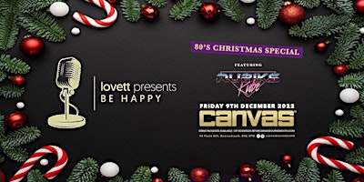 Lovett Presents Be Happy – 80’s Christmas Party ft Rubiks Kube