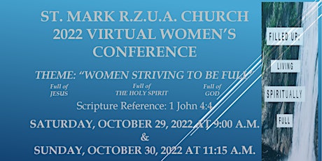 St. Mark R.Z.U.A. Church 2022 Women's Conference