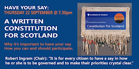 A Constitution for Scotland primary image