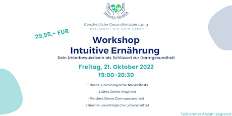 Hauptbild für Workshop - Intuitive Ernährung