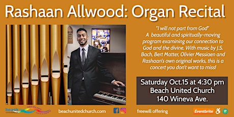 Rashaan Allwood: An Organ Recital