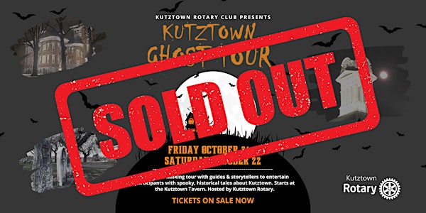 Kutztown Ghost Tour - FRIDAY October 21