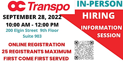 OC Transpo Hiring Information Session