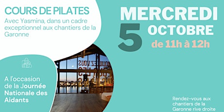 Image principale de Cours de Pilates aux chantiers de la Garonne