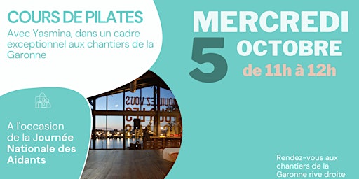 Cours de Pilates aux chantiers de la Garonne