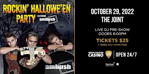 Rideau Carleton Casino Rockin' Hallowe'en Party  Feat. AMBUSH! In The Joint