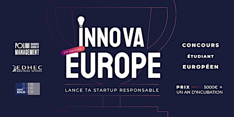 Innova Europe : Lance toi dans l'entrepreneuriat responsable !