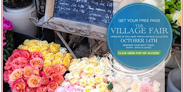 The Village Antiques Fair!