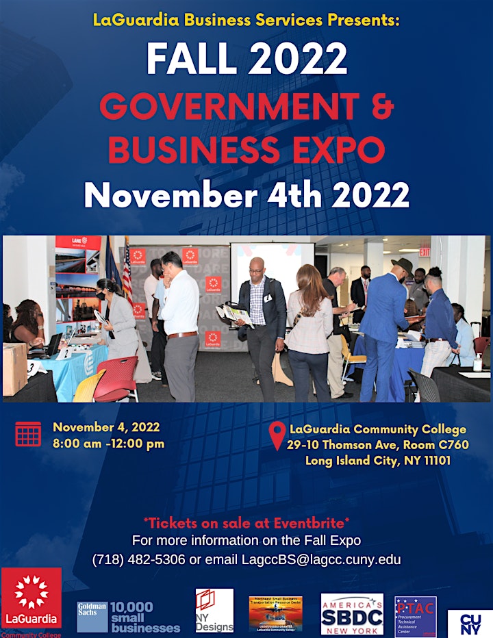 LaGuardia Business Services: Fall 2022 Government & Business Expo image