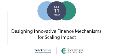 Designing Innovative Finance Mechanisms for Scaling Impact tickets