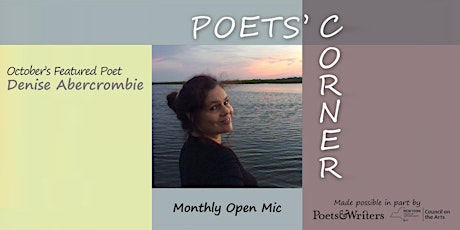 Poet Denise Abercrombie to be featured at Poets' Corner Open Mic
