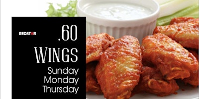 .60 wings (Sunday - Monday - Thursday)