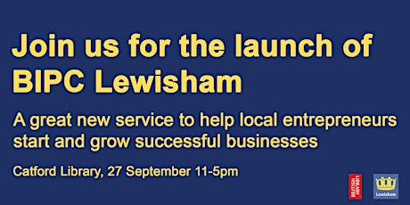 Primaire afbeelding van BIPC Lewisham - business programme launch event