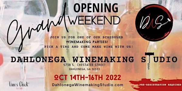 Grand Opening: Dahlonega Winemaking Studio