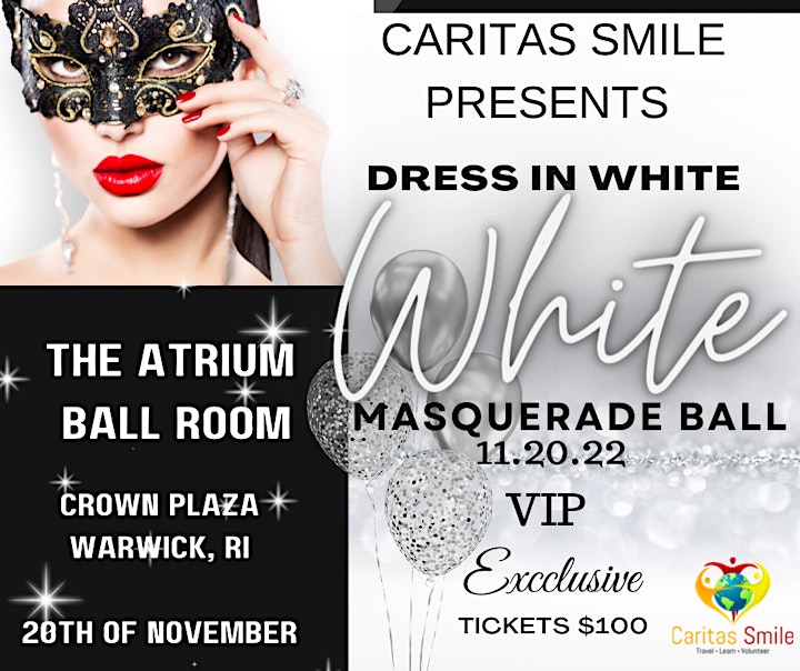 Dress in White Masquerade Ball & Toy Drive image