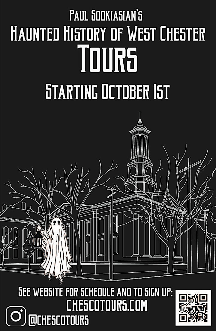 West Chester Haunted History Tour- $20 each, we will contact about payment image