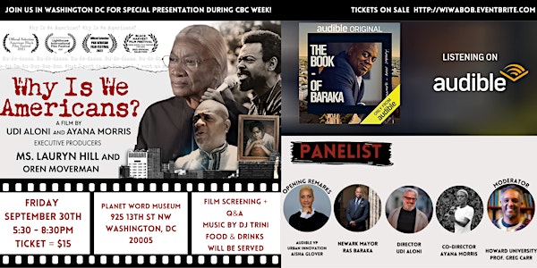 CBC Film Screening  and Reception with Newark Mayor Ras J. Baraka