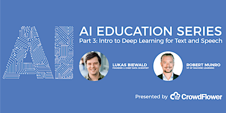 AI Education Series Part 3:  Intro to Deep Learning for Text and Speech primary image