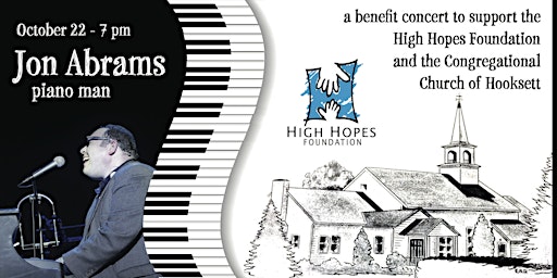 Benefit Concert, An Evening with Jon Abrams, Piano Man