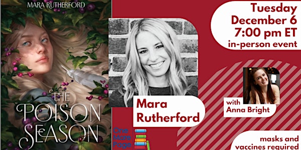 Mara Rutherford Discusses THE POISON SEASON with Anna Bright | In-store