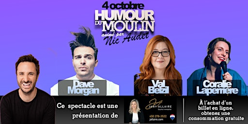 Humour du Moulin - Première de 2022 - 4 octobre