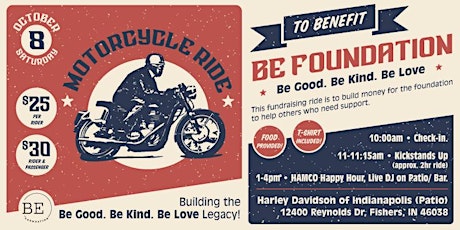 BE Foundation Motorcycle Ride