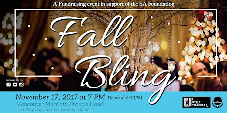 SA Foundation Fall Bling Fundraiser 2017 primary image