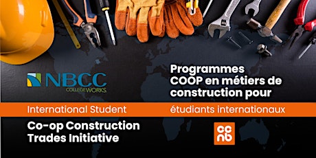 Programmes  COOP en métiers de  construction pour  étudiants internationaux