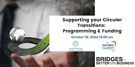 Supporting your Circular Transitions: Programming & Funding