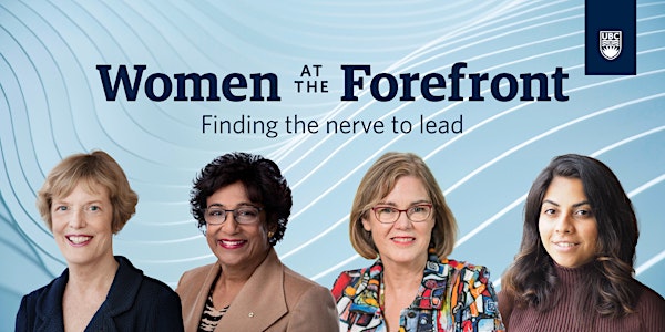 Women at the Forefront: Finding the nerve to lead