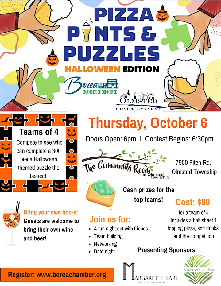 Pizza, Pints & Puzzles: Halloween Edition image