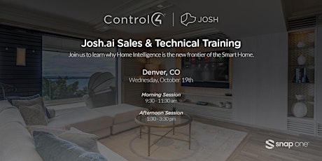 Afternoon Session: Josh.ai Sales & Technical Training - Denver