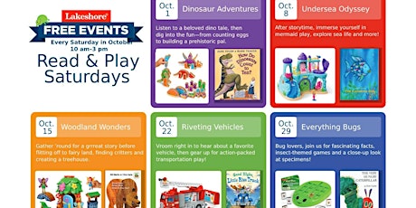 Free Read & Play Saturdays Event (Roseville)