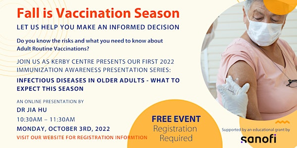 Infectious Diseases In Older Adults  - What To Expect This Season