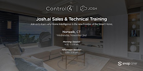 Morning Session: Josh.ai Sales & Technical Training - Norwalk, CT