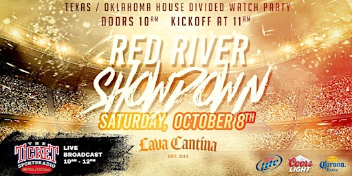 Red River Showdown: Texas vs. OU Live at Lava Cantina