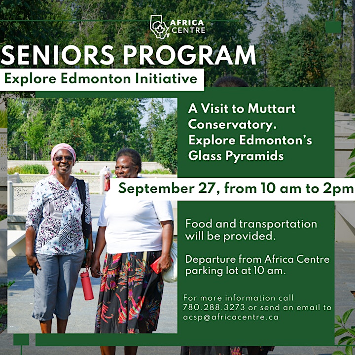 Explore Edmonton with Seniors. A visit to the Edmonton Glass Pyramids image