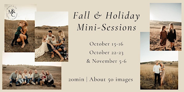 Fall / Holiday Mini-Sessions