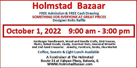 44th Annual Holmstad Bazaar has New & 2nd-hand Treasures at Great Prices