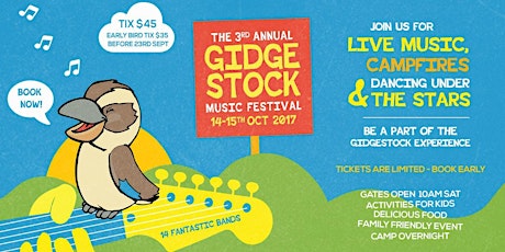 Gidgestock Music Festival 2017 primary image