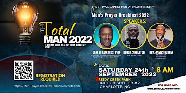 Men's Prayer Breakfast "THE TOTAL MAN 2022"