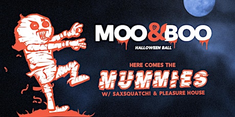 Moo & Boo with Here Come the Mummies & Saxsquatch!