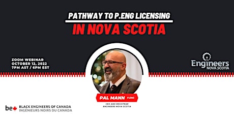 Pathway to P.Eng. Licensing in Nova Scotia