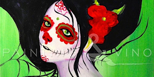 Be enchanted with this “Day of the Dead” Paint and sip painting event.