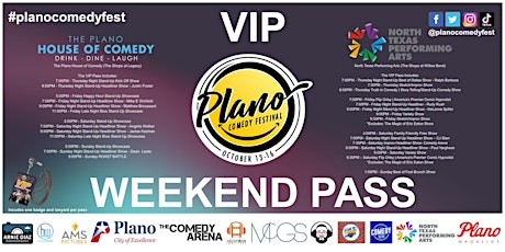 Plano Comedy Festival VIP Weekend Pass