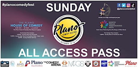 Plano Comedy Festival Sunday Access Pass